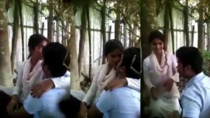 School Girl is Having fun with her Lover in a Deserted Place